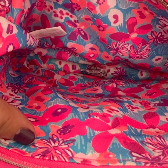 Lilly Pulitzer Giavanna Neoprene Crossbody Bag New Without Tags Pink - Picture 8 of 11